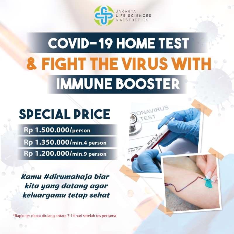 Jual Jakarta Life Sciences Aesthetics Paket Covid 19 Rapid Test Immune Booster E Ticket Online Agustus 2020 Blibli Com