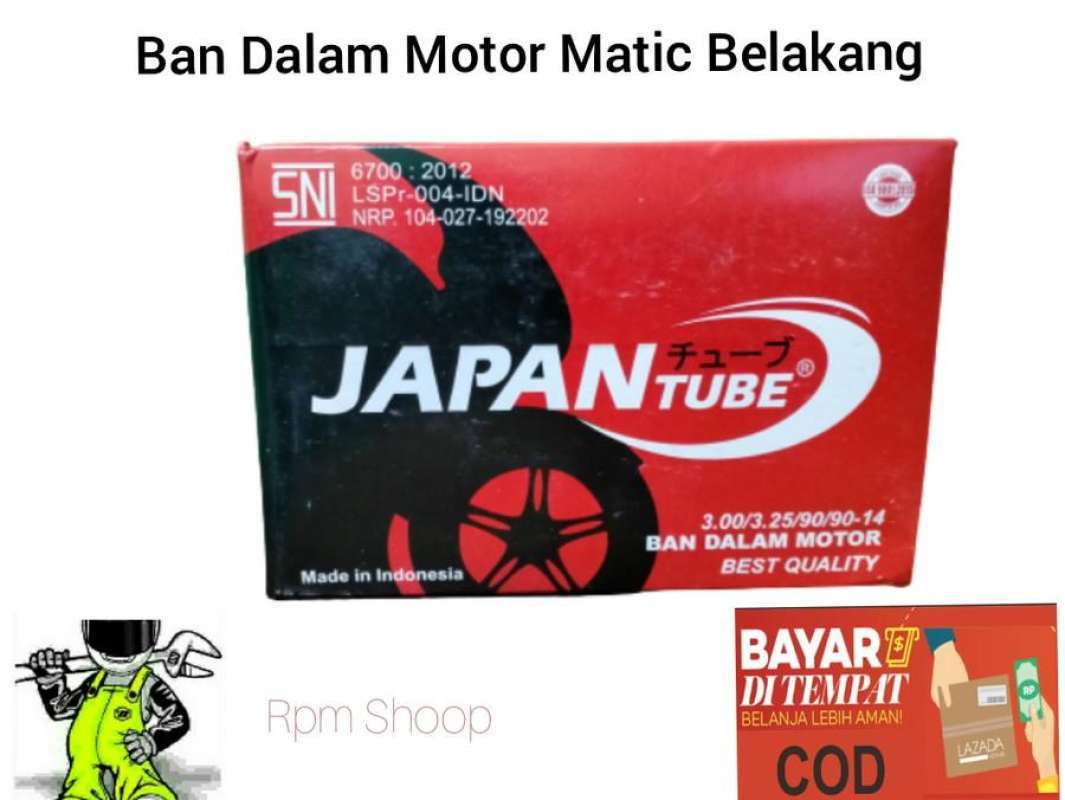 Jual Ban Dalam 90/90 - 14 300/325 JAPANtube di Seller RPM Shoop - Sukajadi,  Kab. Bekasi | Blibli