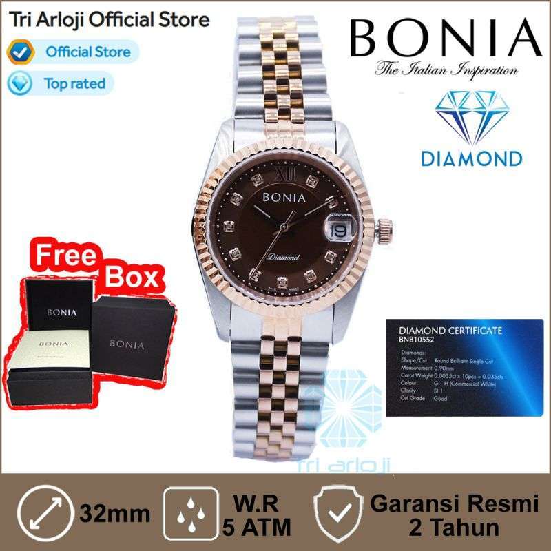 Bonia diamond shop watch price