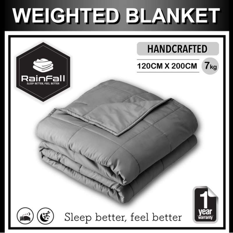 Promo Gratis Ongkir Rainfall 7 Kg Heavy Weighted Blanket Selimut