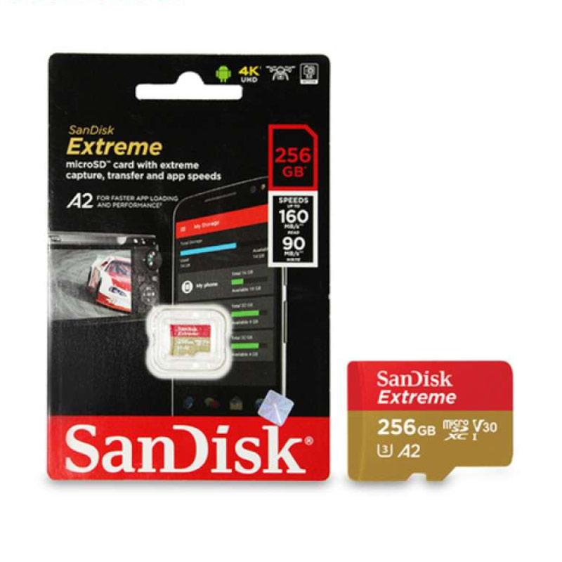 Jual Sandisk Micro Sd Class 10 Extreme Memory Card 256gb V30 160 90 Mbps Datascrip Online Agustus 2020 Blibli Com