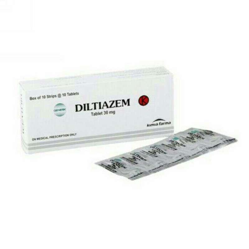 kimia farma diltiazem obat resep dokter 30 mg strip isi 10 tablet