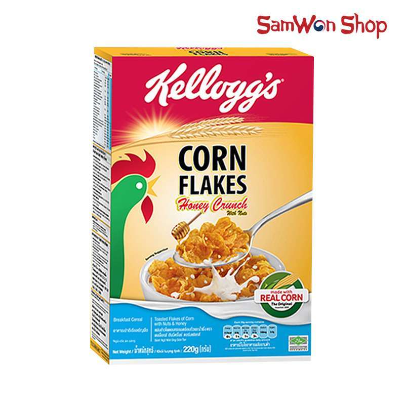 Jual Kellogg S Honey Crunch Corn Flakes Cereal 2 Gram Sereal Sarapan Terbaru Juli 21 Blibli