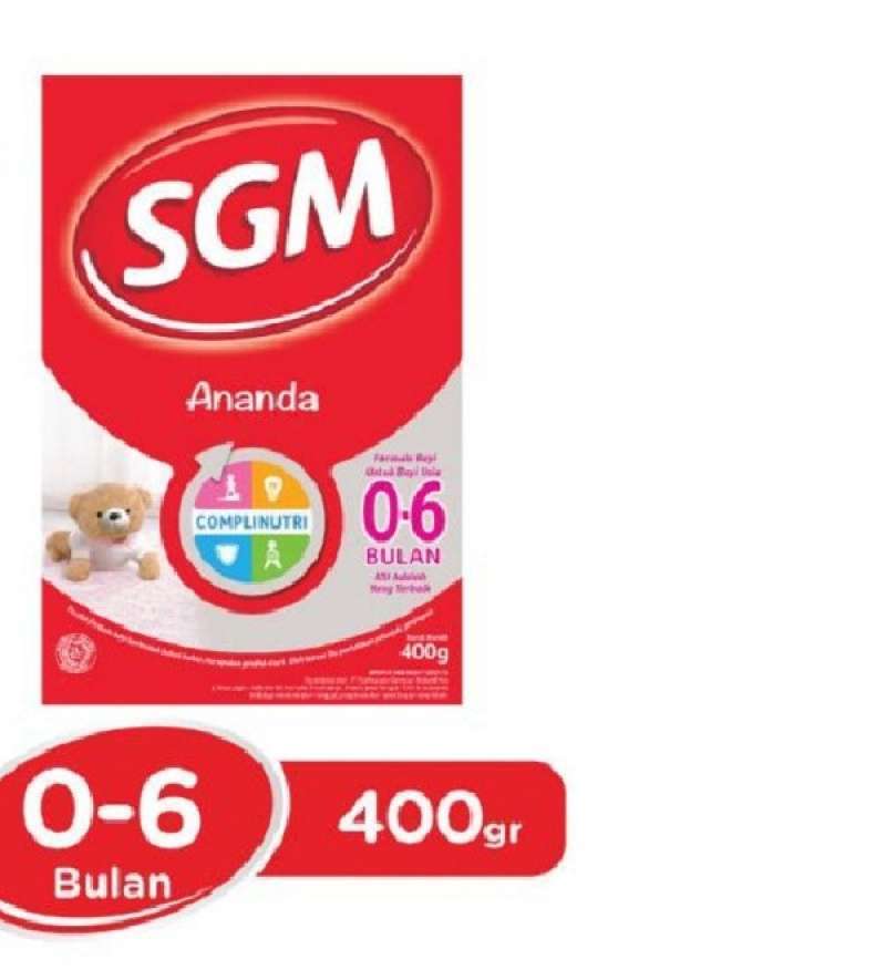 Sgm Ananda Susu Formula 400 G 0 6 Bulan Terbaru Agustus 2021 Harga Murah Kualitas Terjamin Blibli