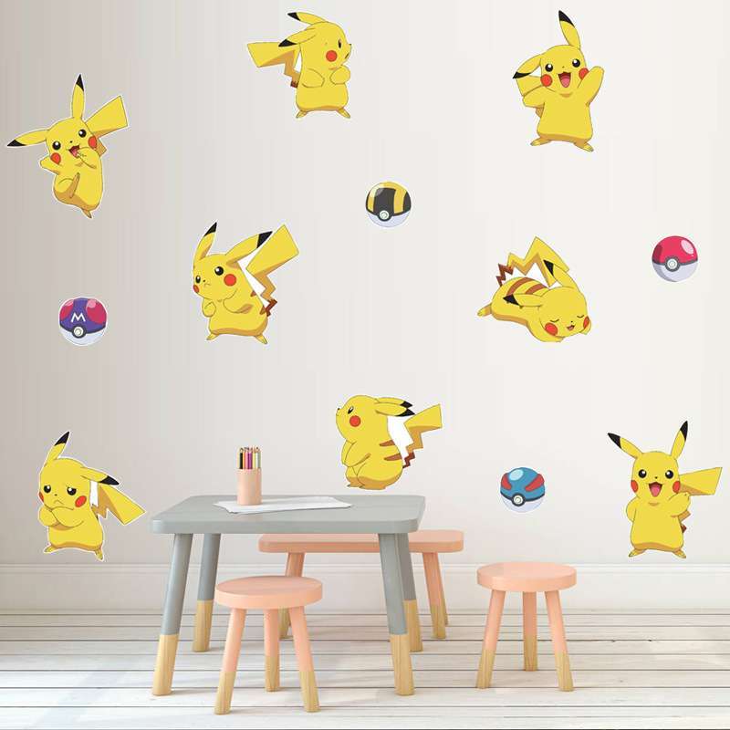 Jual Kartun Pikachu Wall Stiker Untuk Kamar Anak Anak Bayi Wall Art Decals Dekorasi Pikachu Melalui Wall Sticker Online Desember 2020 Blibli