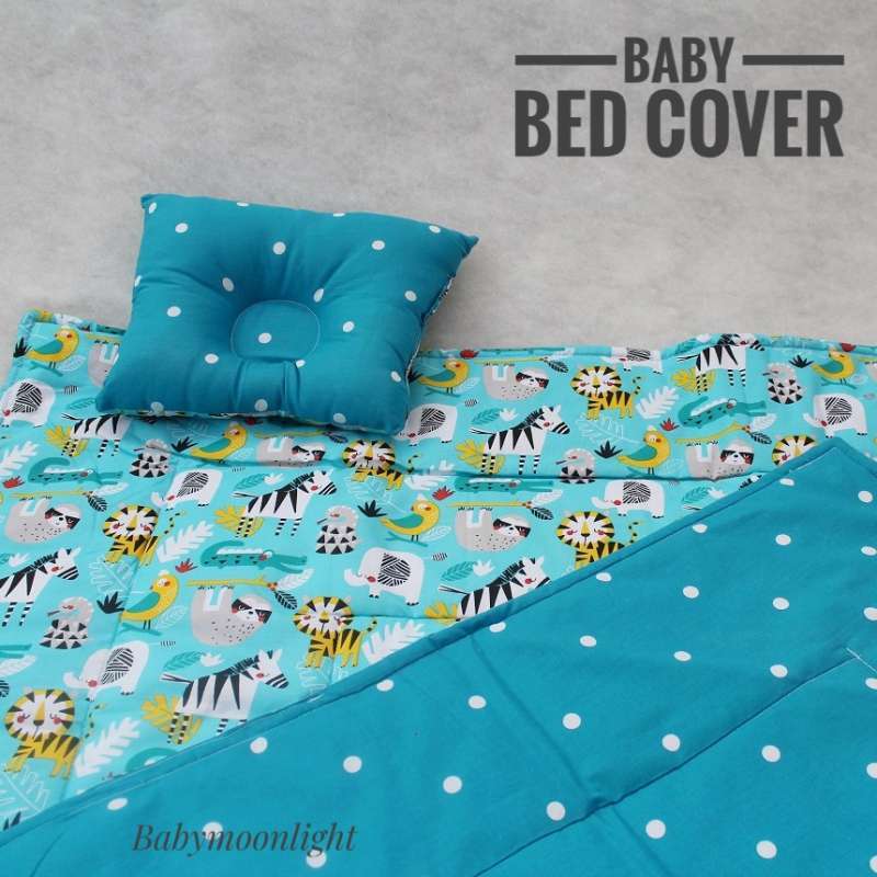 Jual Babymoonlight Baby Bed Cover Amazon Blue Online April 2021 Blibli