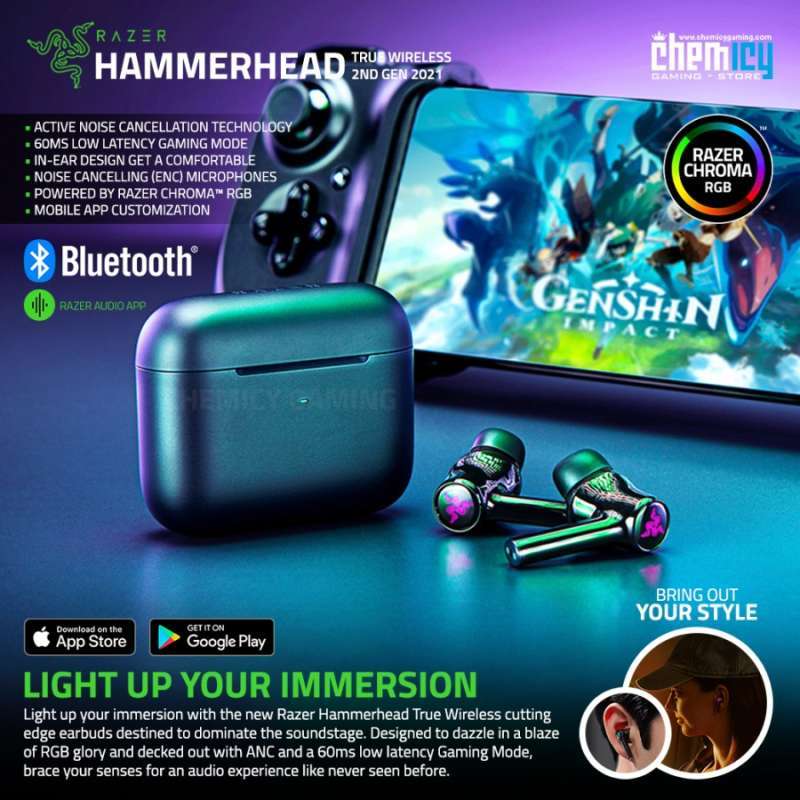 Harga razer discount hammerhead true wireless