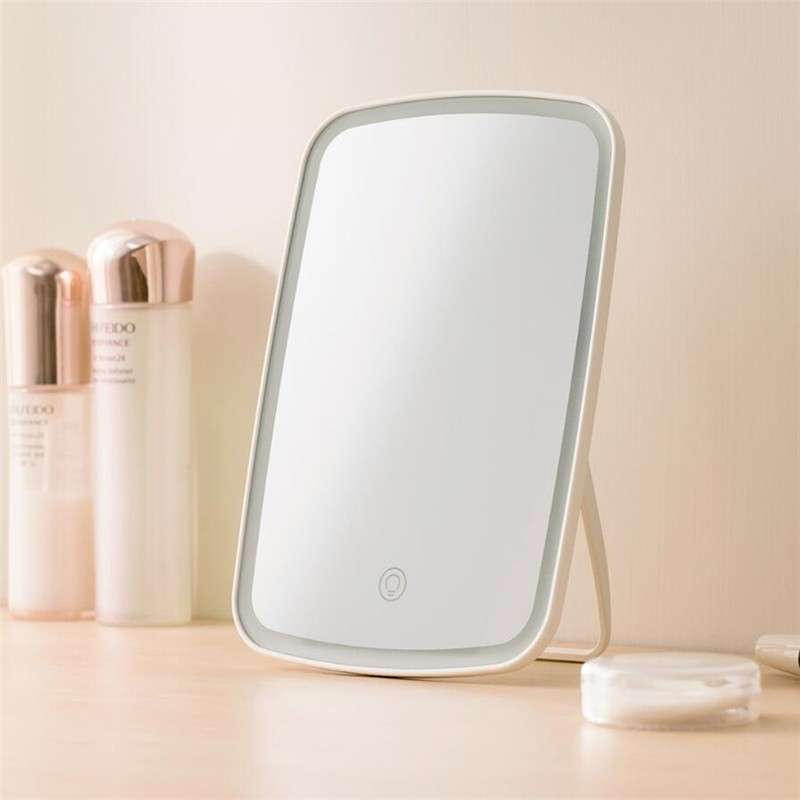 Jual Eds Original Xiaomi Mijia Youpin Intelligent Makeup Mirror Desktop Led Light Portable Folding Light Mirror For Girl Online November 2020 Blibli Com