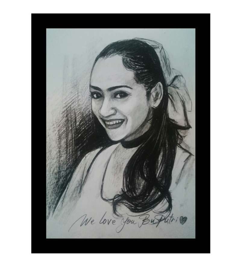 Verosian Art Sketsa Wajah Hitam Putih Bingkai Minimalis A4 20 X 30 Cm 1 Wajah Terbaru Agustus 2021 Harga Murah Kualitas Terjamin Blibli