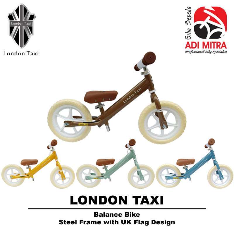Jual Sepeda London Taxi Kick Bike Balancing Bike Sand Brown di
