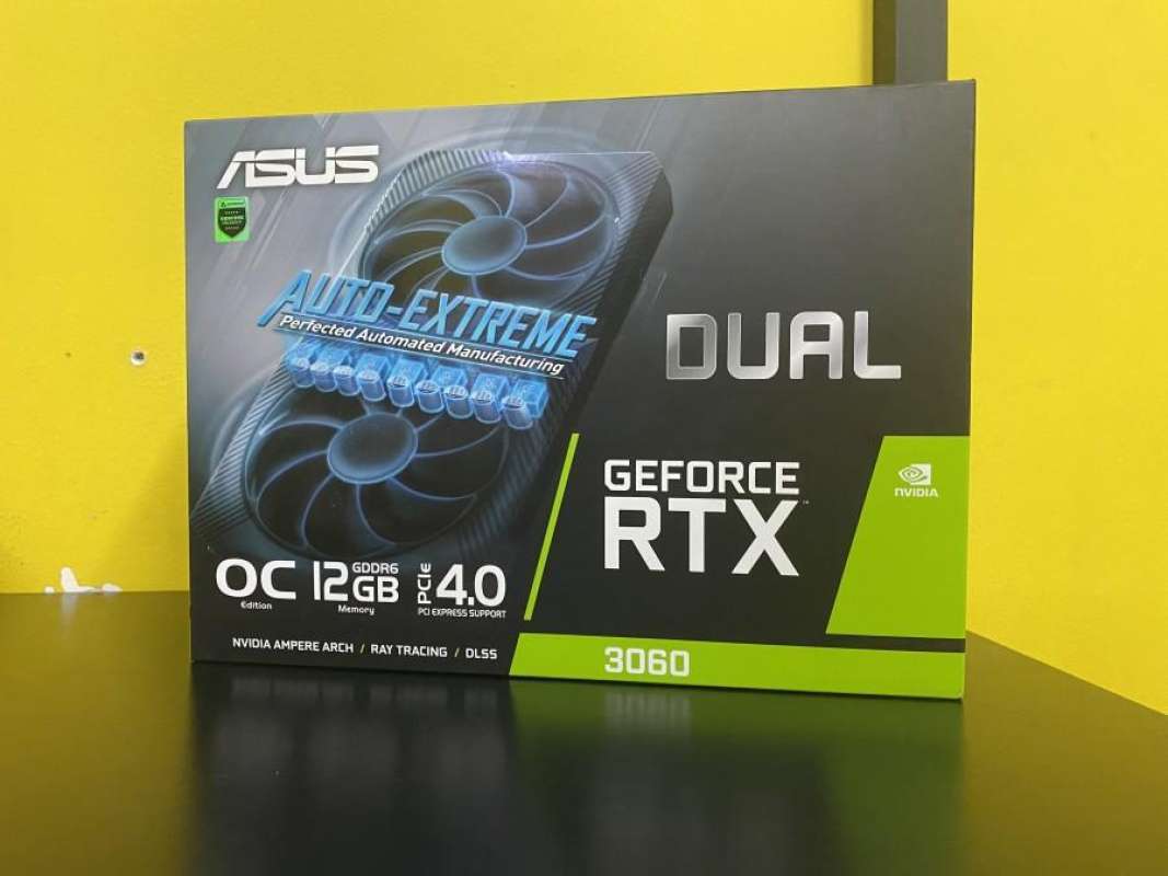 Jual VGA Asus Dual Rtx 3060 Oc Edition 12gb V2 Gddr6 192-bit