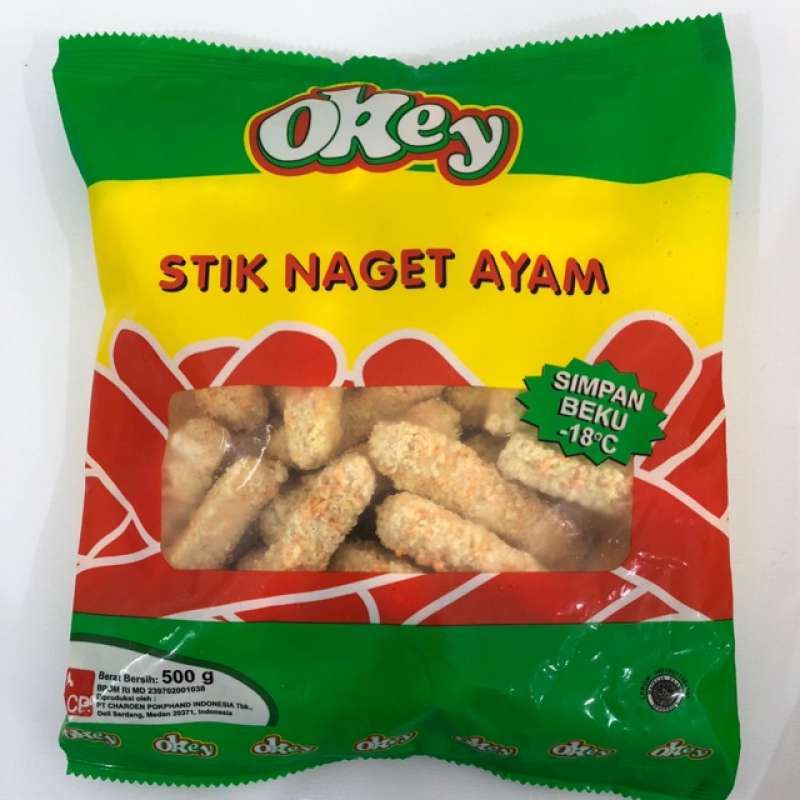 okey chicken nugget stik 500gr