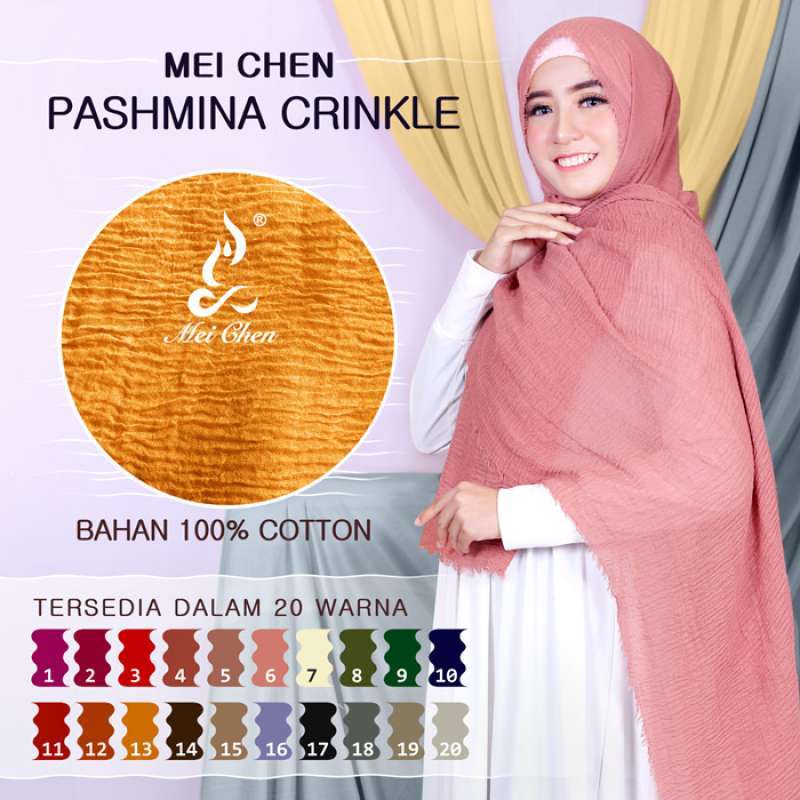 Jual Mei Chen Pashmina Crinkle Polos 100 Cotton Hijab Jilbab Kerudung Muslim Khimar Terbaru Online Februari 2021 Blibli Kerudung pashmina harga, kerudung pashmina hitam, kerudung pashmina instan, kerudung pashmina kusut, kerudung pashmina rawis mei chen pashmina crinkle polos 100 cotton hijab jilbab kerudung muslim khimar terbaru