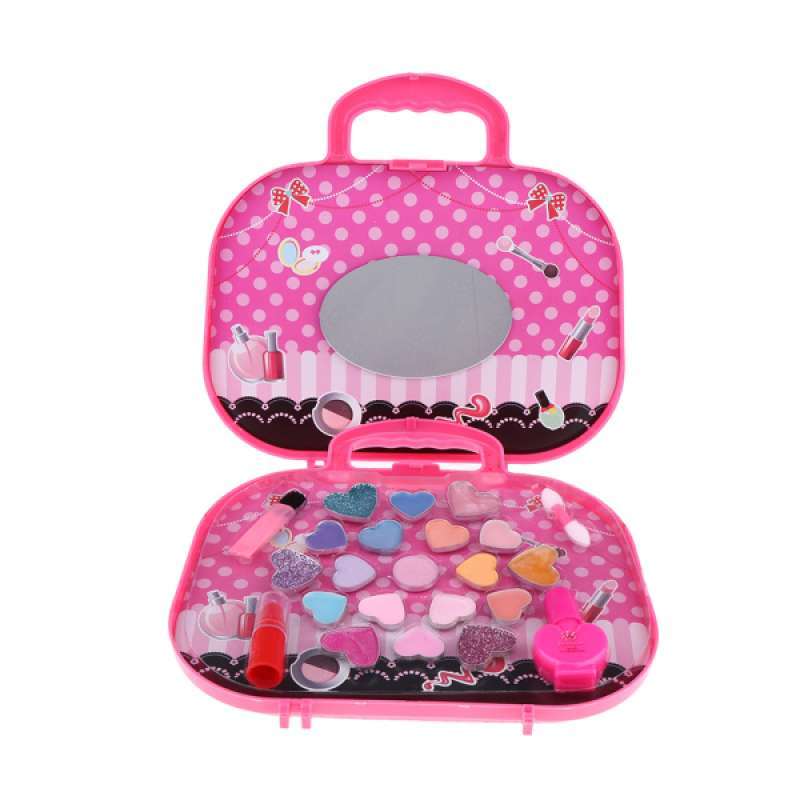 Jual Makeup Games Kit For Girl Washable Palette Cosmetics Beauty Set Suitcase Online Desember 2020 Blibli