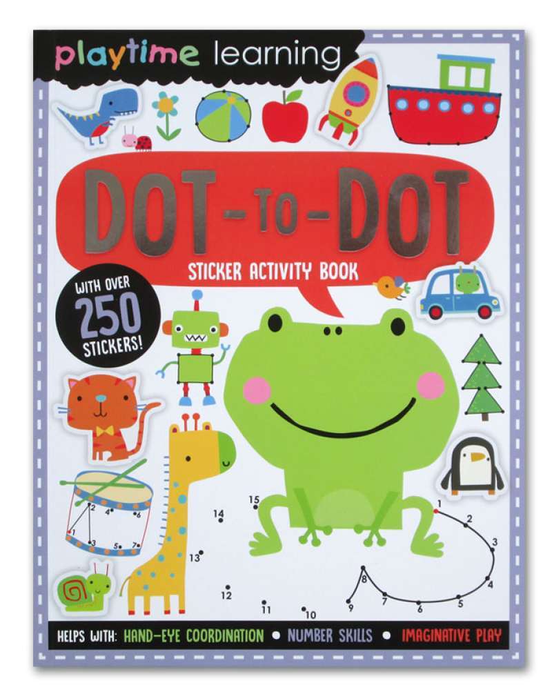 Jual Playtime Learning Dot To Dot Sticker Activity Book With Over 250 Stickers Online September 2020 Blibli Com