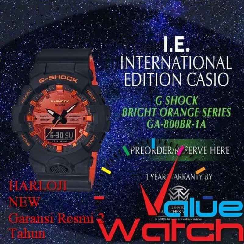 CASIO G-SHOCK GA-800BR-1ADR 000ブライトオレンジ - 腕時計