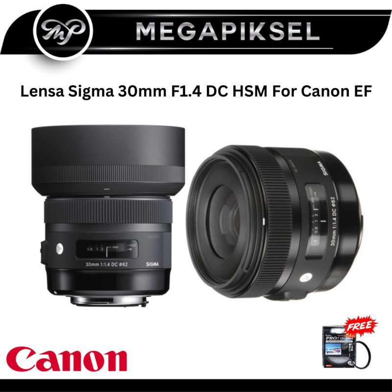 Jual Lensa Sigma 30mm DC Hsm For Canon Ef Di Seller