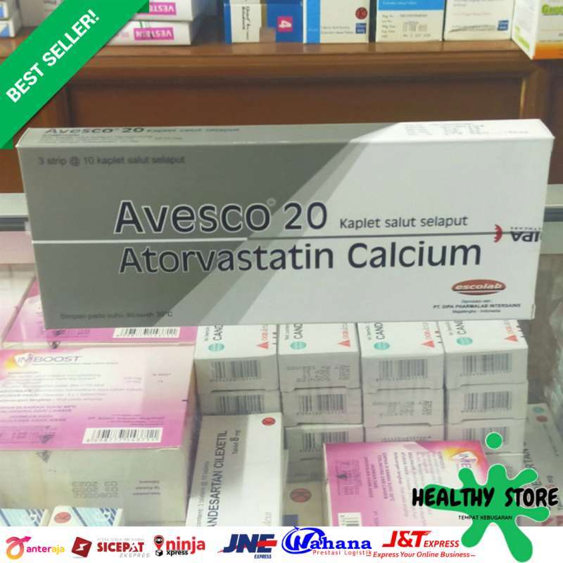 Avesco 10 Atorvastatin Calcium Trihydrate 20 Mg Per Strip Original Terbaru Agustus 2021 Harga Murah Kualitas Terjamin Blibli
