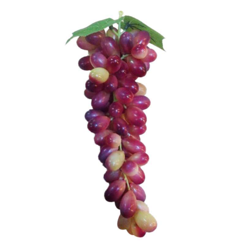 Jual Bunch of Fake Grapes Lifelike Artificial Decorative ...
