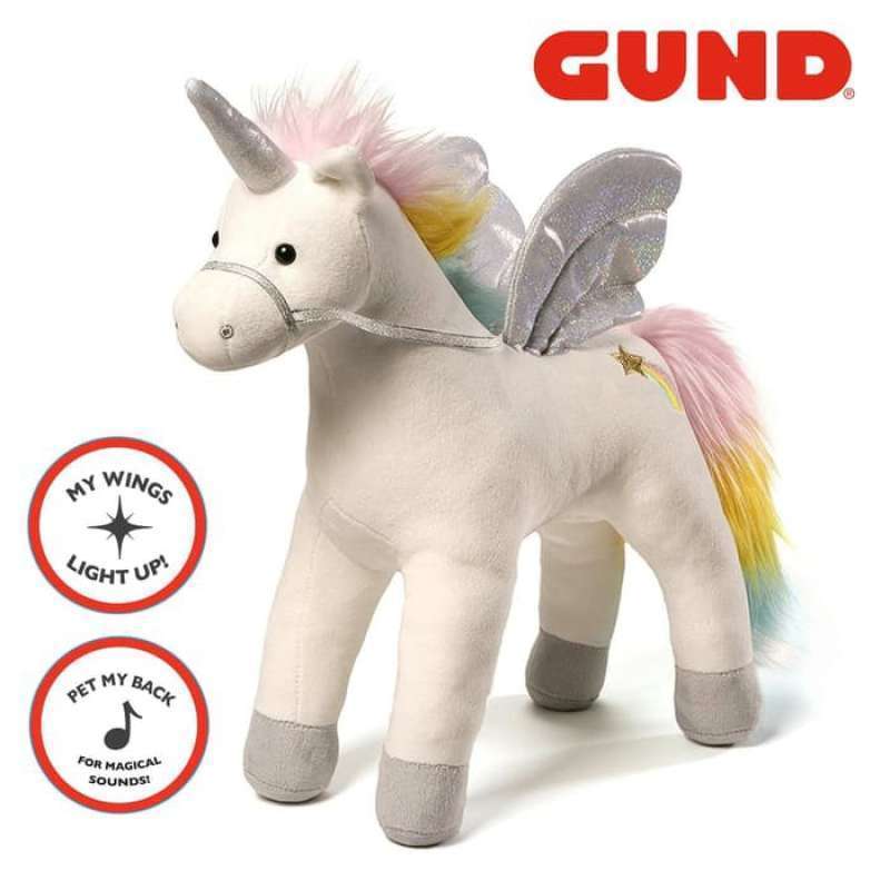 Jual Gund Magical Unicorn With Sounds And Lights White Di Seller