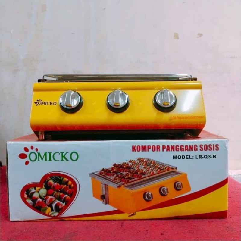 Jual Kompor Panggang Sosis Jagung 3 Tungku Omicko Terbaru Juli 2021 Blibli