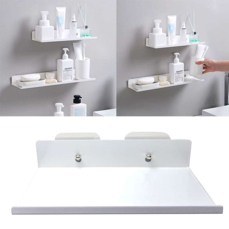 Jual Carbon Steel Floating Shelf Rack Holder For Home Organizer Room Speaker Doll Online Februari 2021 Blibli