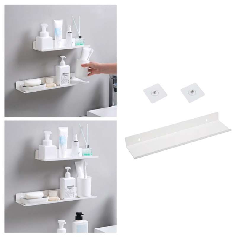 Jual Carbon Steel Floating Shelf Rack Holder For Home Organizer Room Speaker Doll Online Februari 2021 Blibli
