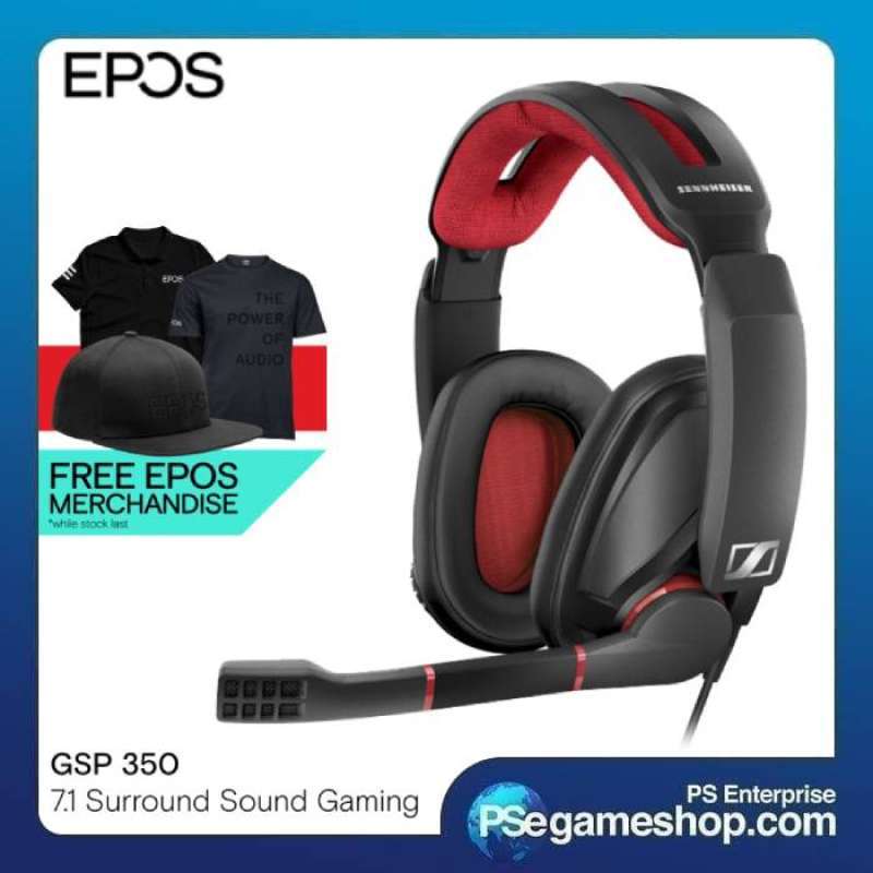 EPOS GSP 350 GSP350 Closed Acoustic Gaming Headset