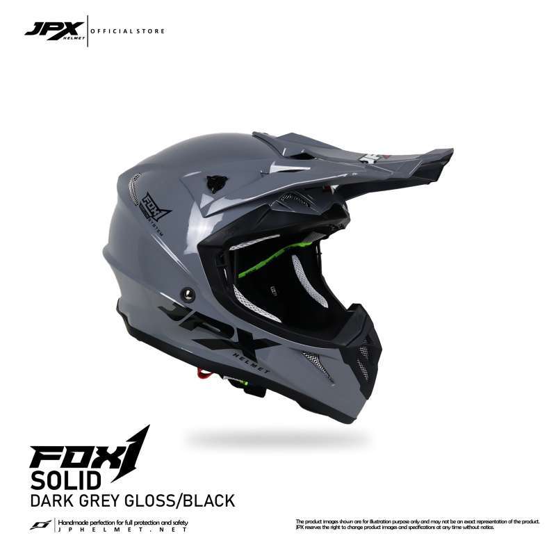 Helm full outlet face fox