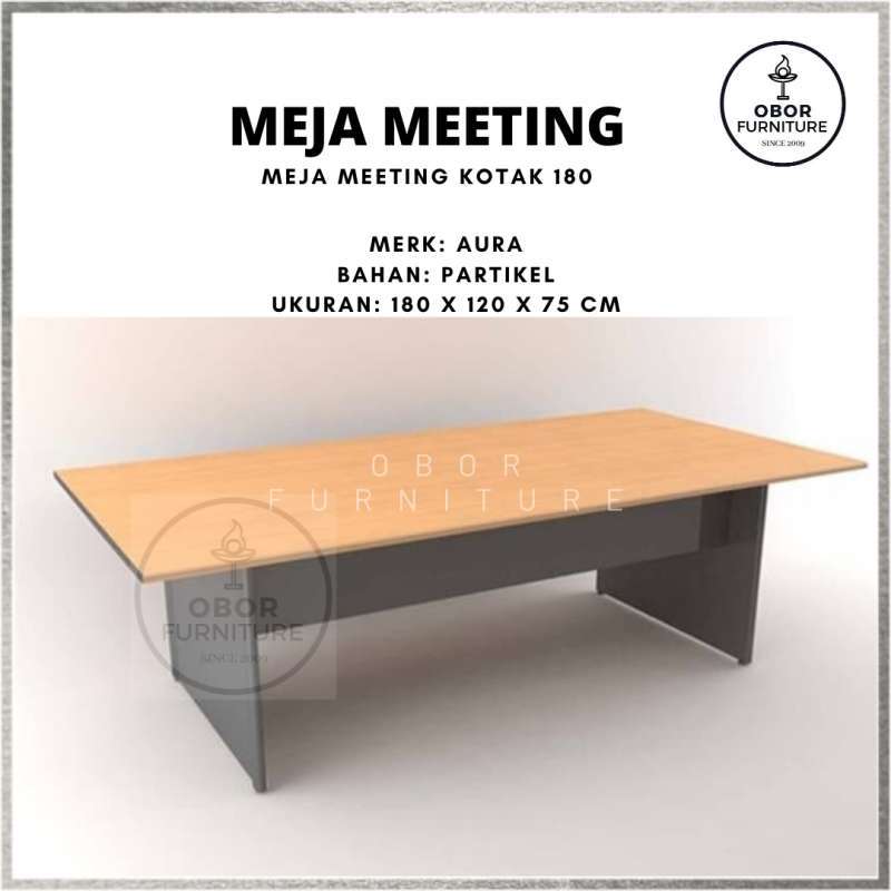 Jual Meja Meeting Besar 180x120 Kotak Online Oktober 2020 Blibli Com
