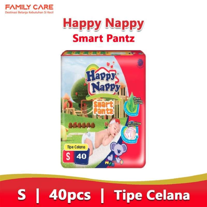 Promo Happy Nappy Smart Pants Popok Celana Bayi S40 S 40 Diskon 35