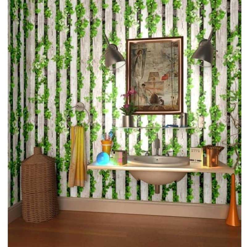 pic Stiker Dinding Motif Kayu wallpaper sticker dinding motif kayu putih rumput daun