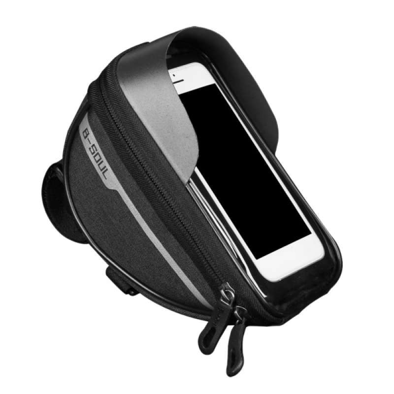Jual Cycling Bags Bicycle Frame Pannier Bike Handle Bar Bag For Cell Phone 7 Holder Online Desember 2020 Blibli