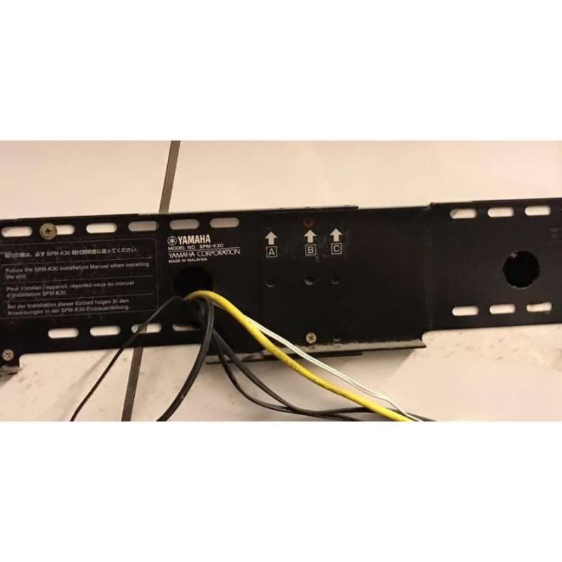 Jual Yamaha Spm-k30 Wall Mount Bracket For Digital Sound Projector