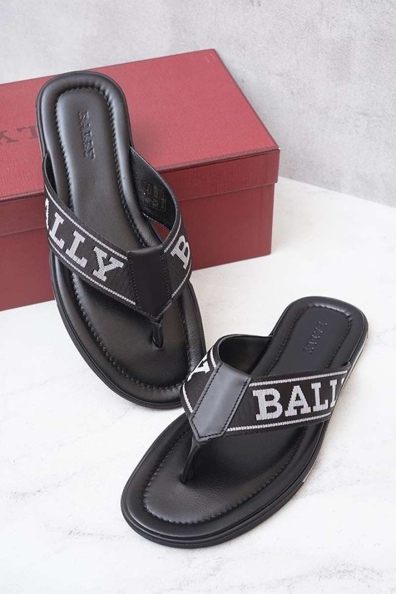 Jual Bally Border Flip Flop Sandals In Black Di Seller Brandluxid 