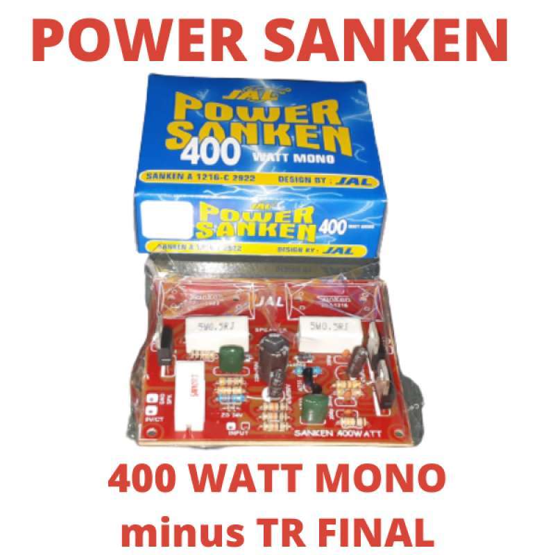 Jual Sanken 400watt Mono Kit Driver Power Ampli 400w Murah Mei 2021 Blibli