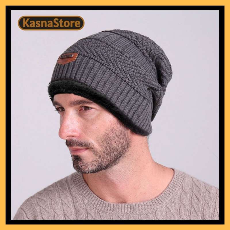 Jual Kupluk Wool Winter Beanie Hat di 