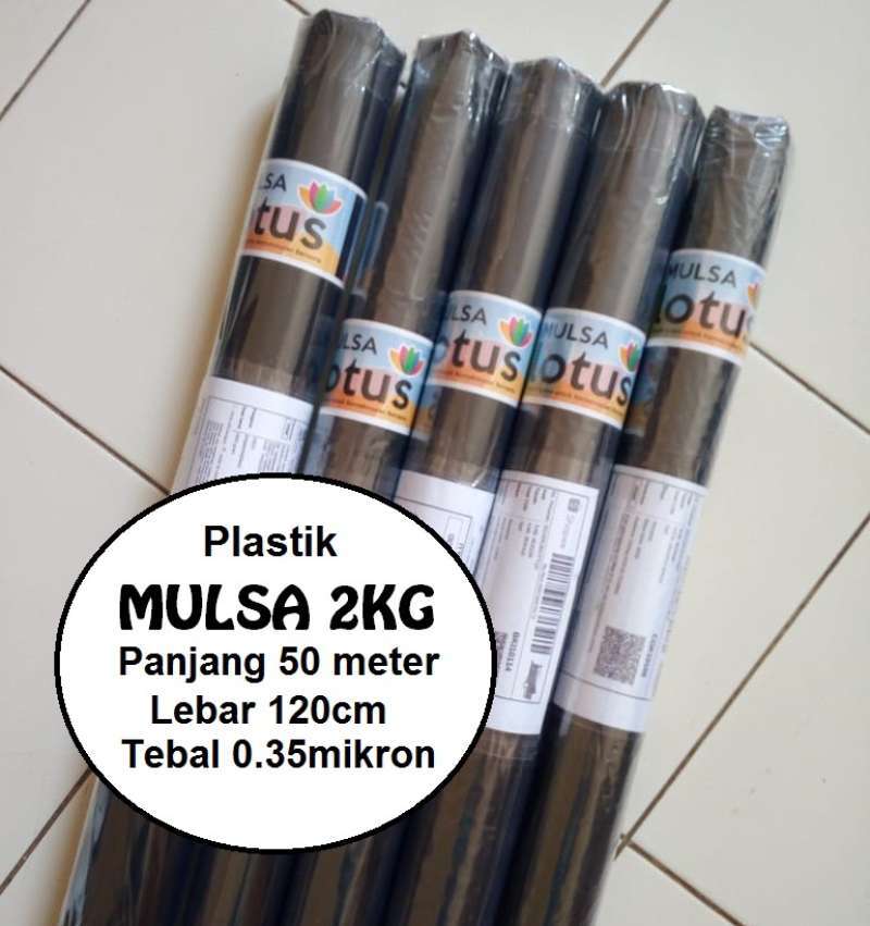 Promo Lotus Plastik Mulsa Hitam Perak 120 Cm X 50 M Eceran Meteran Tebal Kuat Murah Di Seller Segala Ada Store Kab Bogor Jawa Barat Blibli