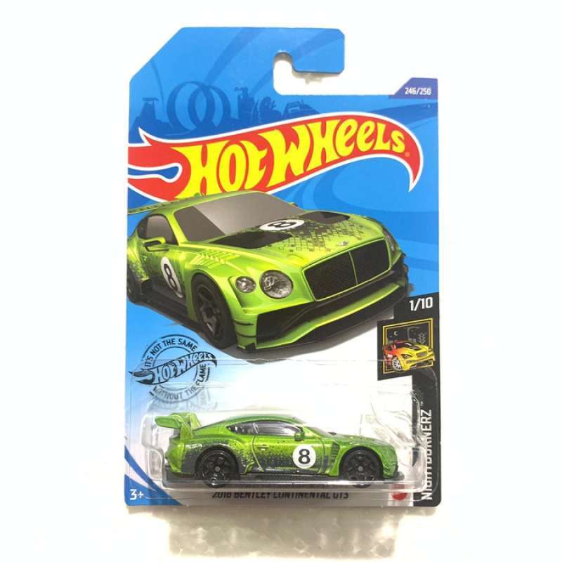 hot wheels 2018 bentley continental gt3
