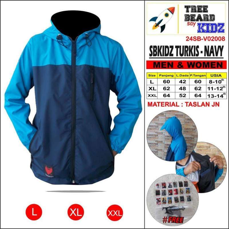Jaket windbreaker polos clearance