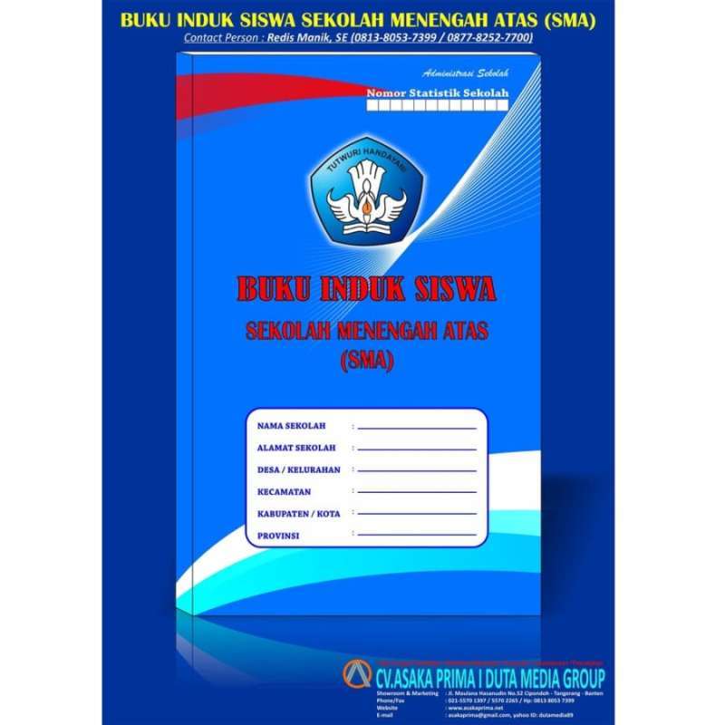 Buku Induk Yg Berisi Daftar Murid Sekolah Sekolah Siswa