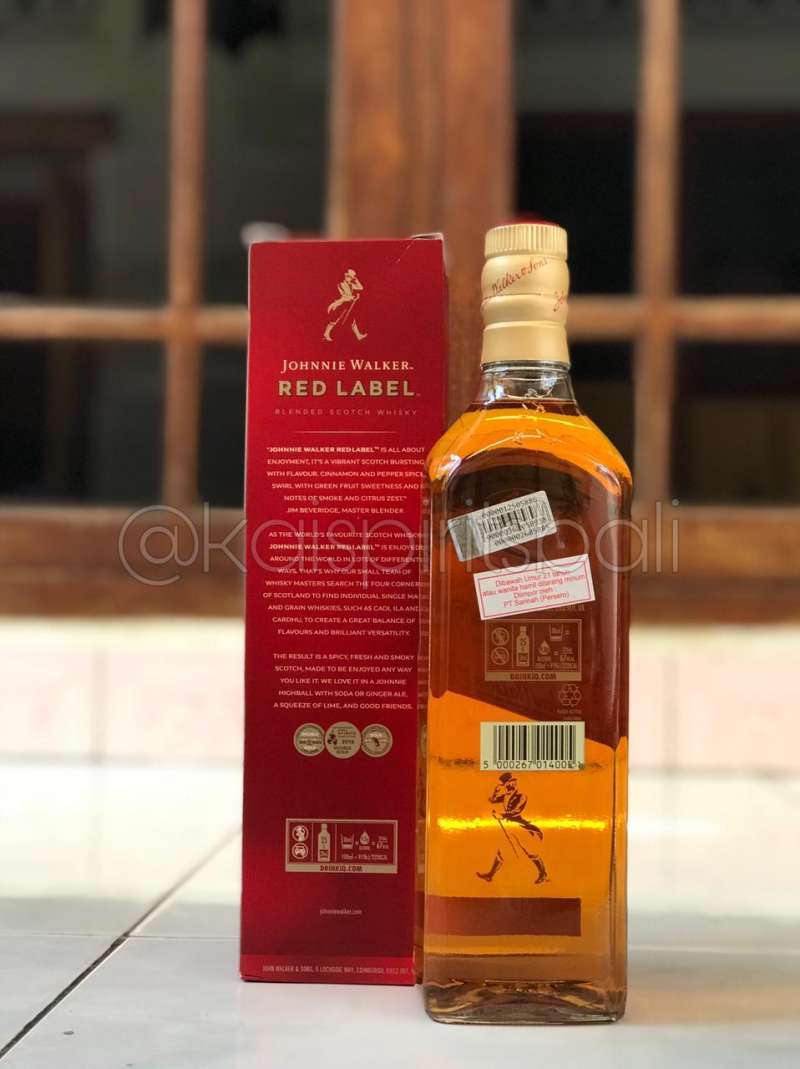 Jual Johnnie Walker Red Label di Seller Kai Spirits Bali ...
