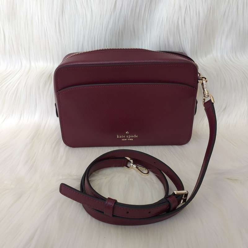 Jual [SALE] Kate Spade Lauryn Camera Bag WKRU7064 CherryWood - Cherrywood  di Seller FAFA COLLECTION - Jatimurni, Kota Bekasi | Blibli