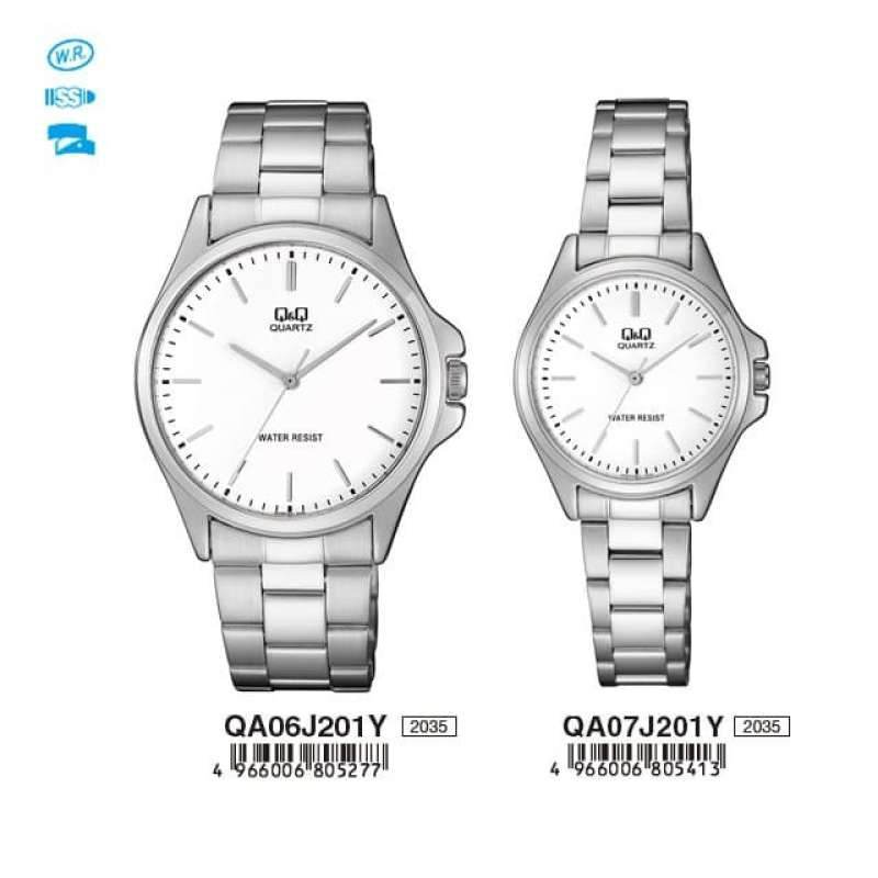 Jual Q Q QnQ QQ Original Jam Tangan Couple Analog QA06J201Y