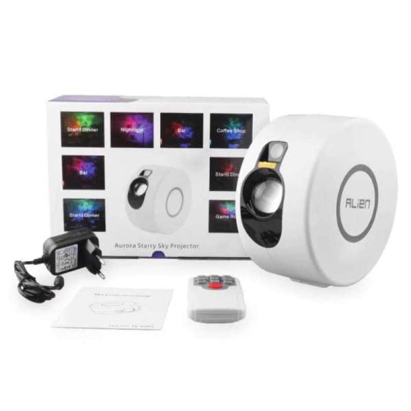 aurora sky starry light projection lamp for bedroom