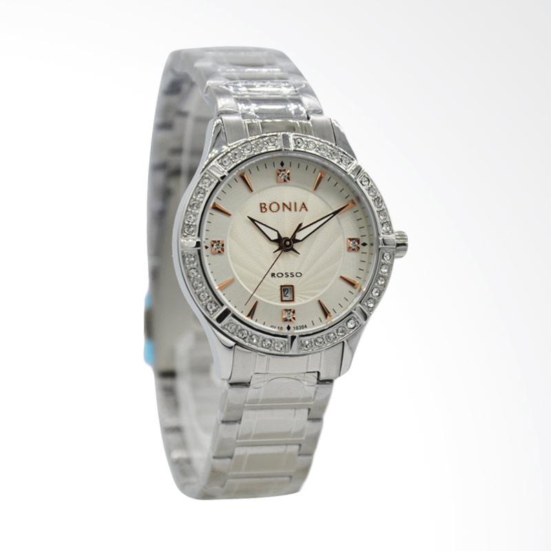 Bonia Rosso BNB10304-2312S Jam Tangan Wanita - Silver Putih