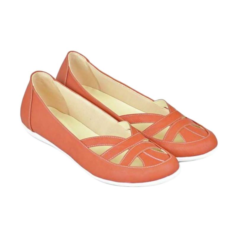Java Seven 774 Flat Shoes Sepatu Wanita - Orange