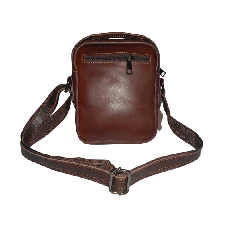 Jual Espro Bahan Kulit Asli Tas Selempang Pria - Coklat Online - Harga & Kualitas Terjamin | Blibli.com