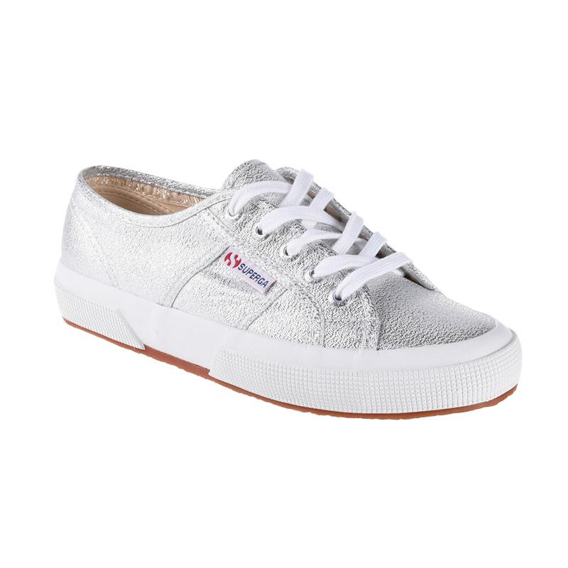 Superga 2750-LAMEW S001820 Sneaker Shoes - Grey Silver