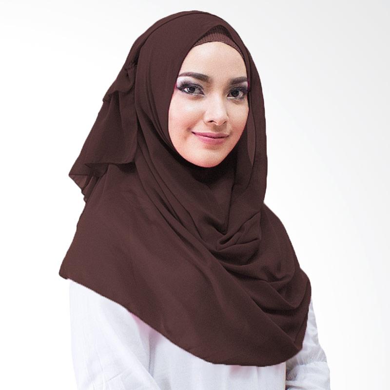 Milyarda Hijab Aime Kerudung Instan - Coklat
